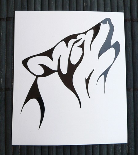 Adesivo lupo cane - cane, wolf