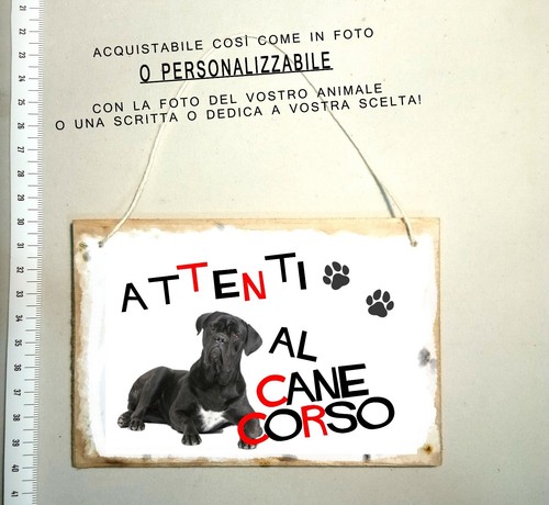 Targa attenti cane - al,