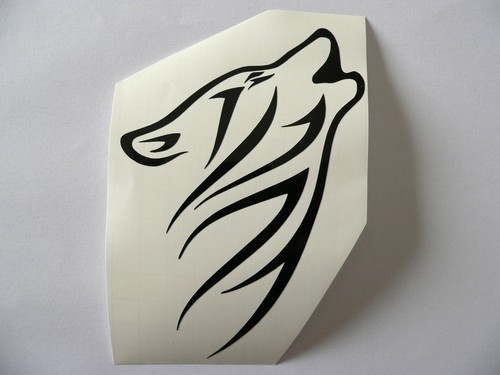 Adesivo lupo cane wolf - wolf, sticker